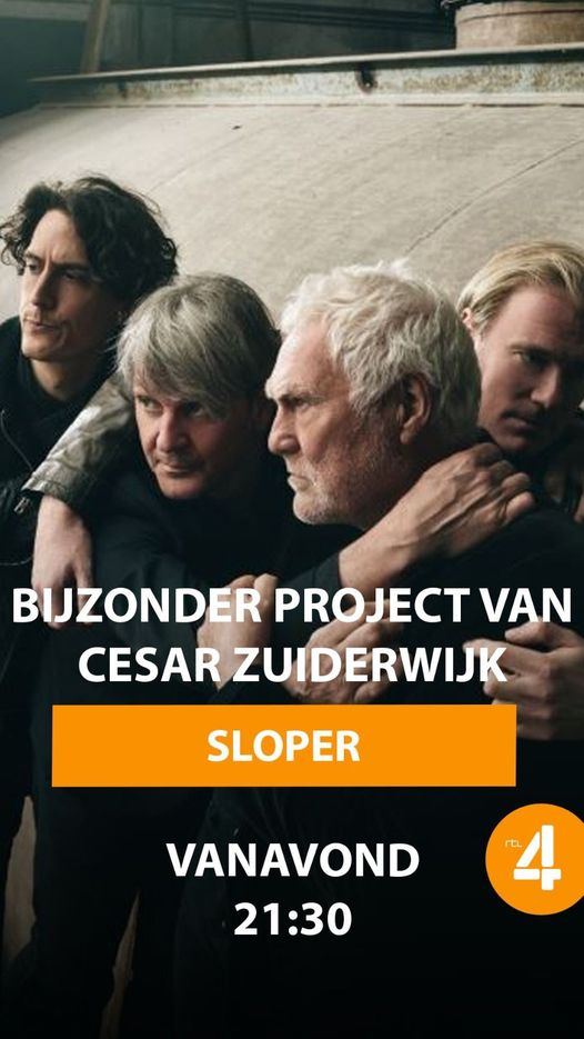 Cesar Zuiderwijk with Sloper Humberto RTL4 tv show announcement October 10 2021